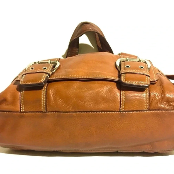 Michael kors brown distressed leather satchel handbag - Picture 6 of 9